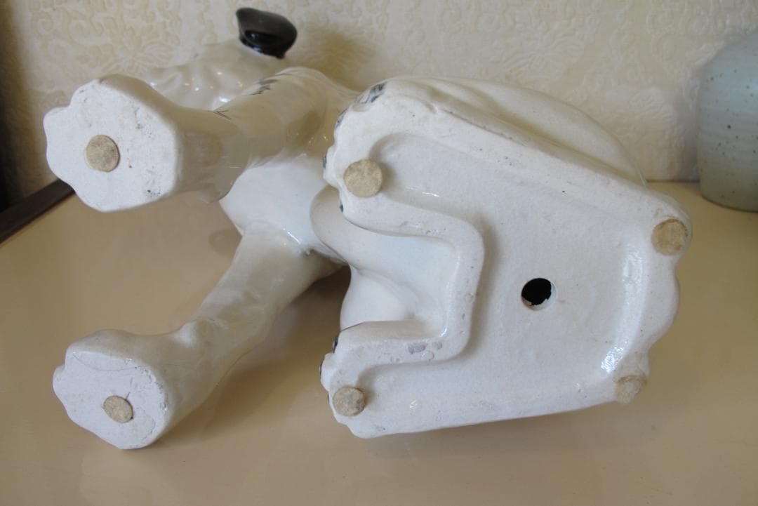 ビクター犬　ニッパーくん　大型31.5センチ　ビクター　犬　レア　爪付き　陶器