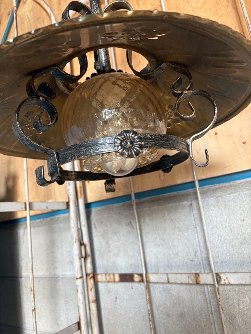 シャンデリア　アンティーク　希少品　昭和レトロ ランプ おしゃれ