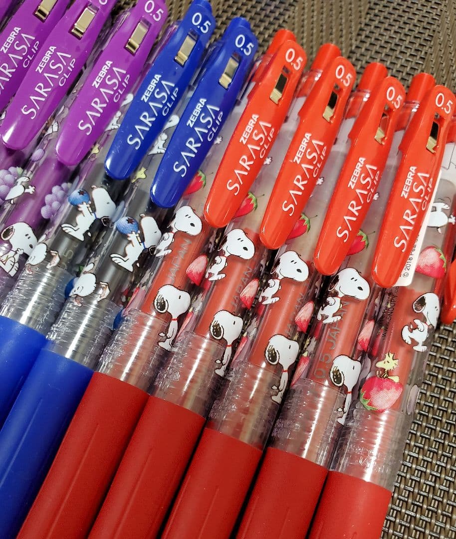 SARASAクリップ スヌーピー フルーツ柄