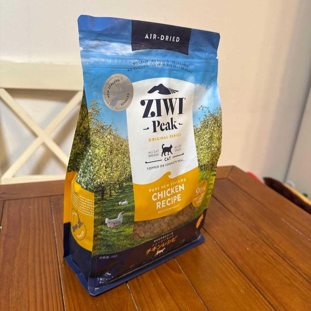 ZIWI ~peak~ チキン味　キャットフード 1kg×2袋　エコバッグ付き