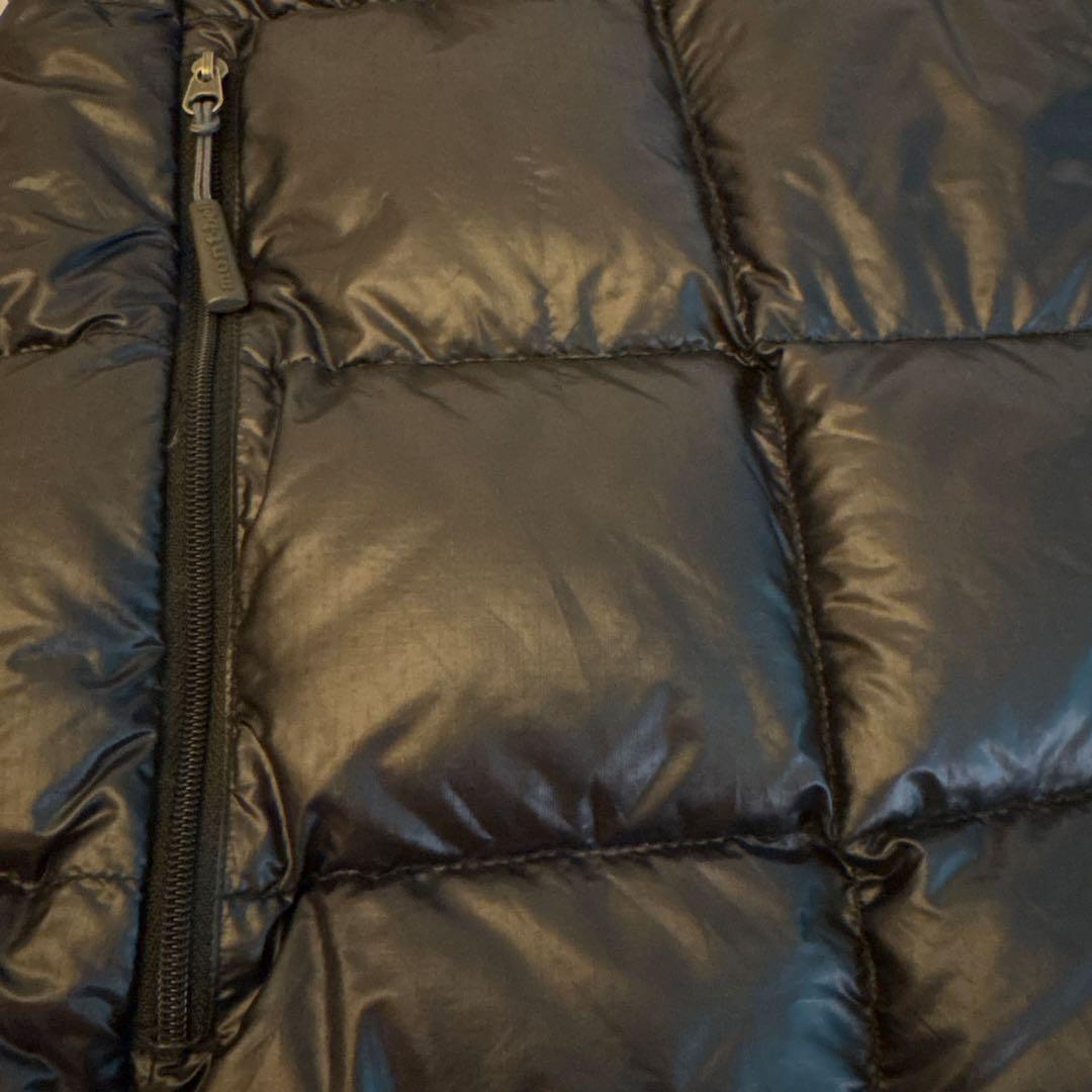 【mont-bell 】ダウンベスト ブラック 黒XL 肉厚　美品