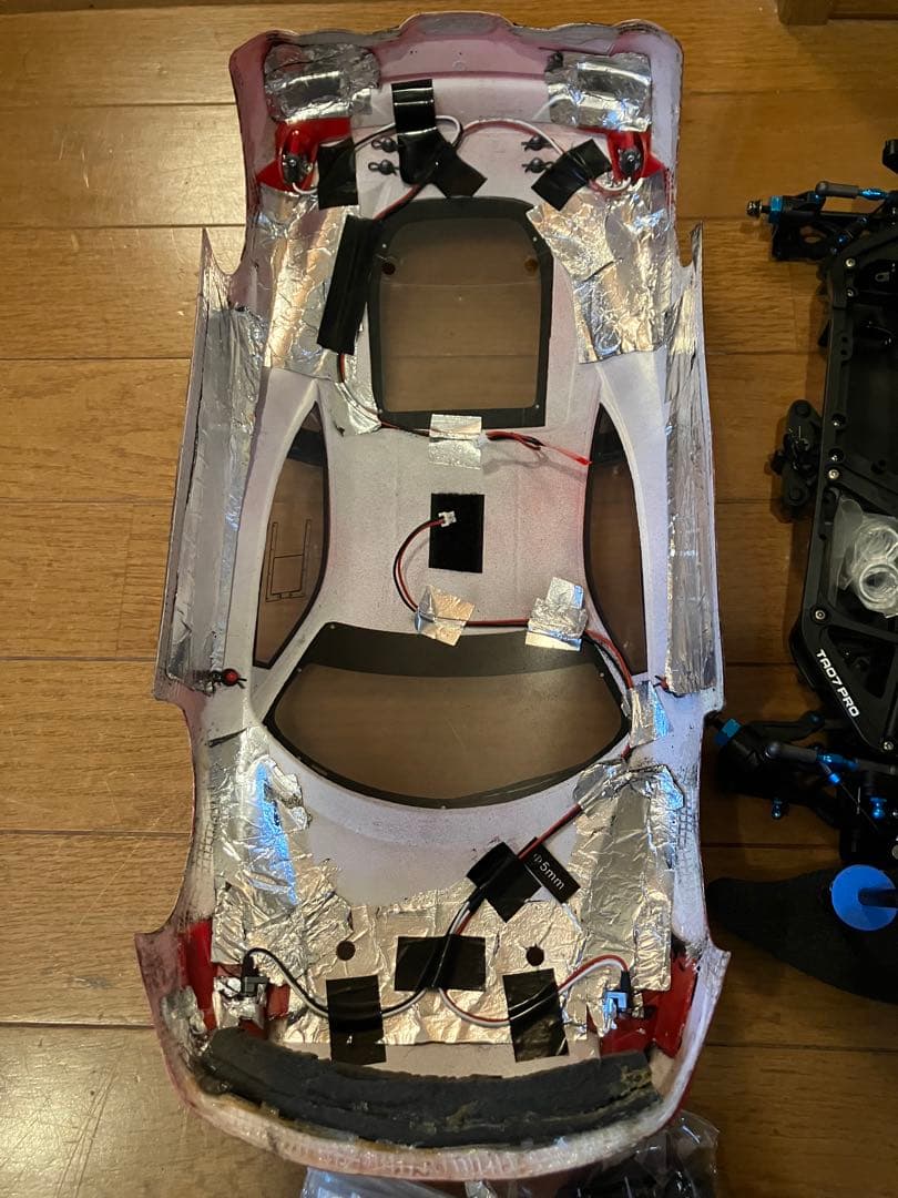 タミヤTA07PRO メカ OPパーツ多数付属