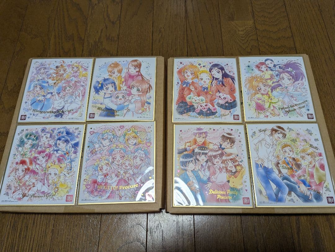 【ryui】プリキュア 色紙ART　コンプセット