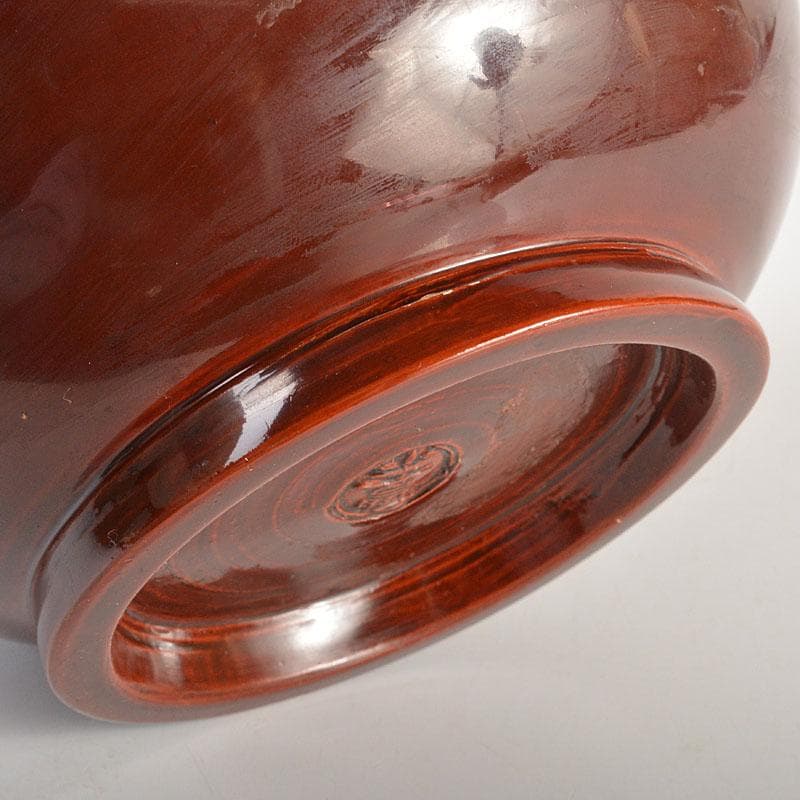 豊楽焼　四代豊助造　木具写し　鉢　共箱　C　6726C