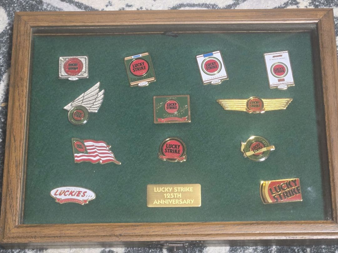Lucky Strike 125周年記念ピンセット　バッジ　希少品　美品
