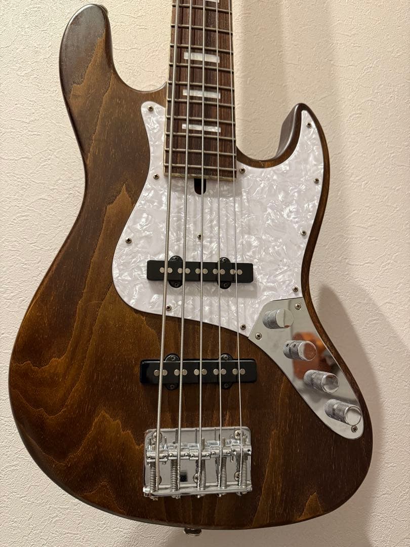 エレキベース Bacchus STD-JB5 5弦アクティブ　ASH 定価14万