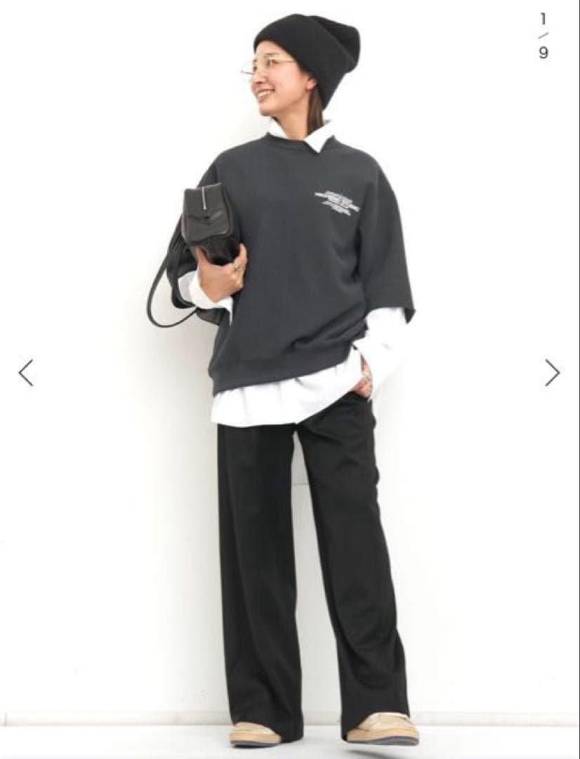 【未使用・タグ付】〈LANEUS〉BEANIE/ブラック