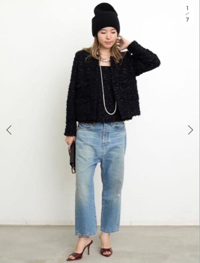 【未使用・タグ付】〈LANEUS〉BEANIE/ブラック