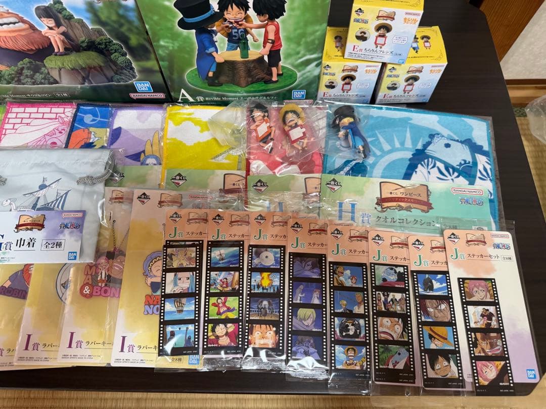 一番くじ ワンピース ドラマティックメモリーズA賞C賞D賞