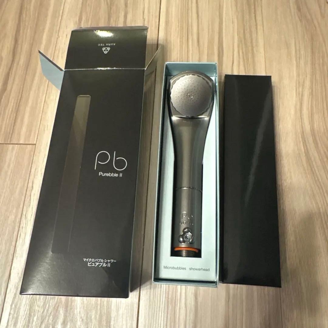 ピュアブル２◆シャワーヘッド◆Purebble II　チタンブラック