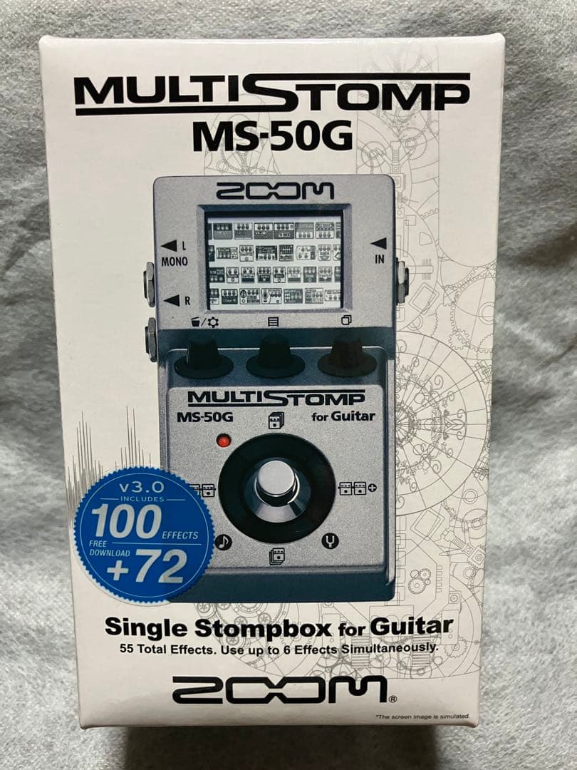 [美品]ZOOM MS-50G オーディオIF・カナレケーブル付