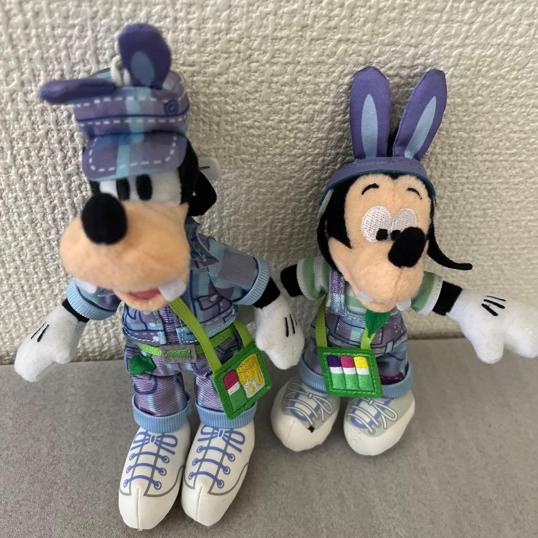 グーフィーぬいぐるみバッジ　マックスぬいぐるみバッジ2体　　　　まとめ売り