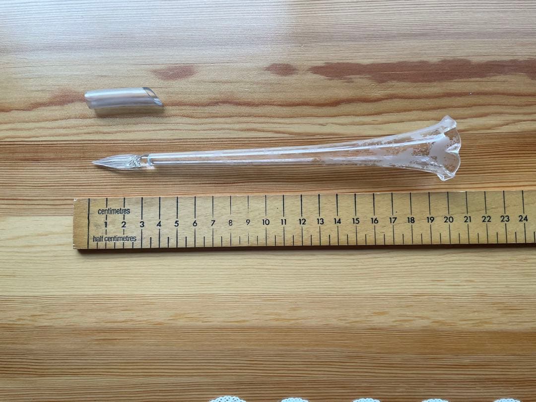 ガラスペン フラワーデザイン(ユリ)