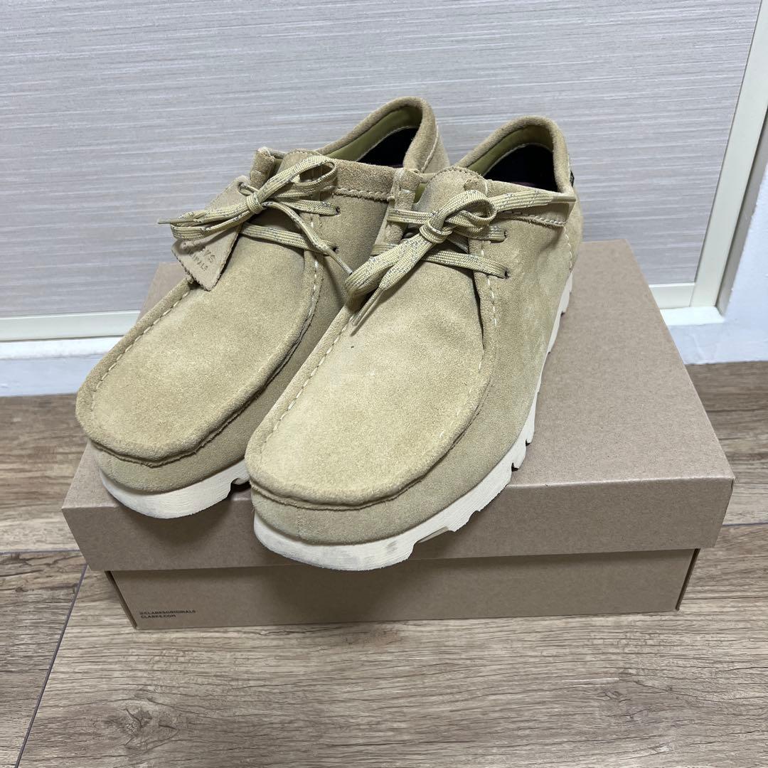 ClarksワラビーGORE-TEX メープル