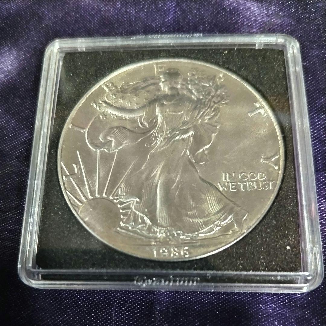 初年度品）1986年イーグル銀貨１オンス　ウォーキングリバティ