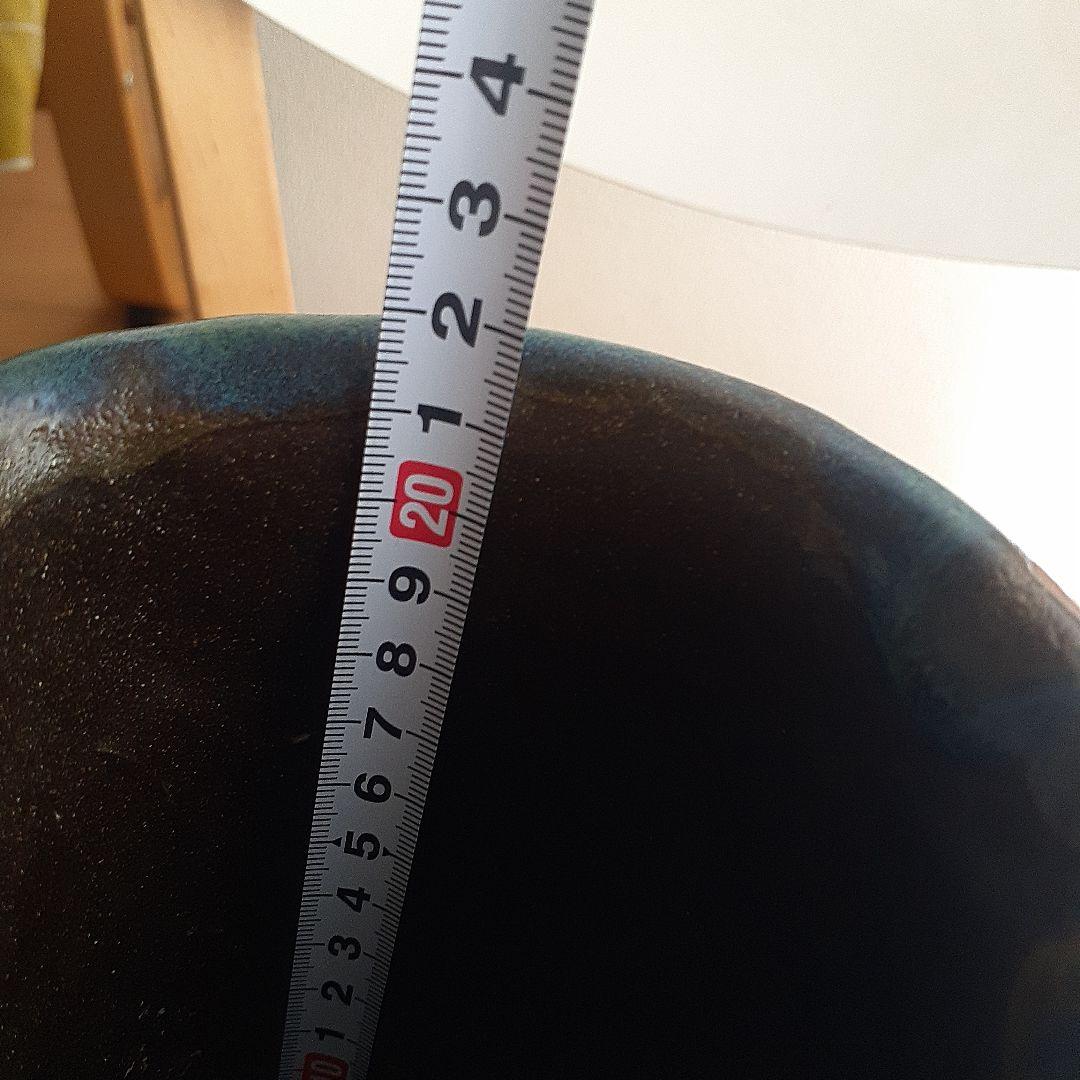 やちむん宮城須美子さん作品花瓶　珍しい絵付け