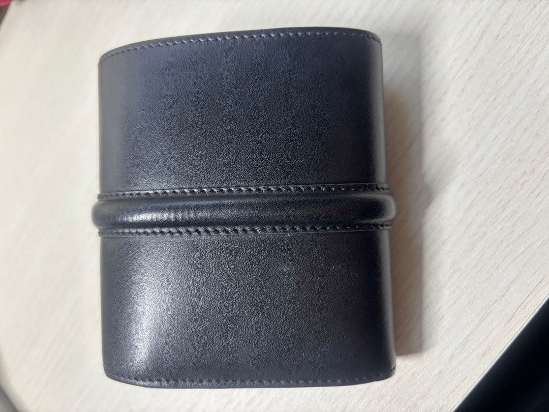 Celine 黒 レザー 三つ折り財布