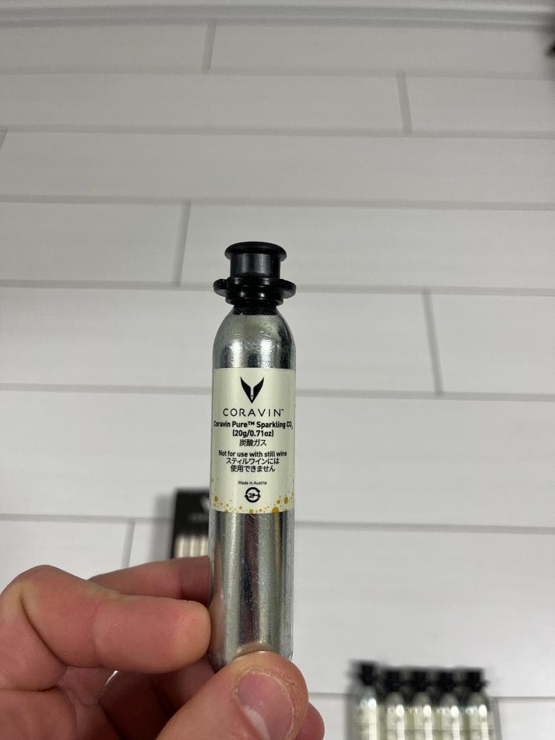 CORAVIN コラヴァン スパークリング用 炭酸ガスカプセル 未使用11本