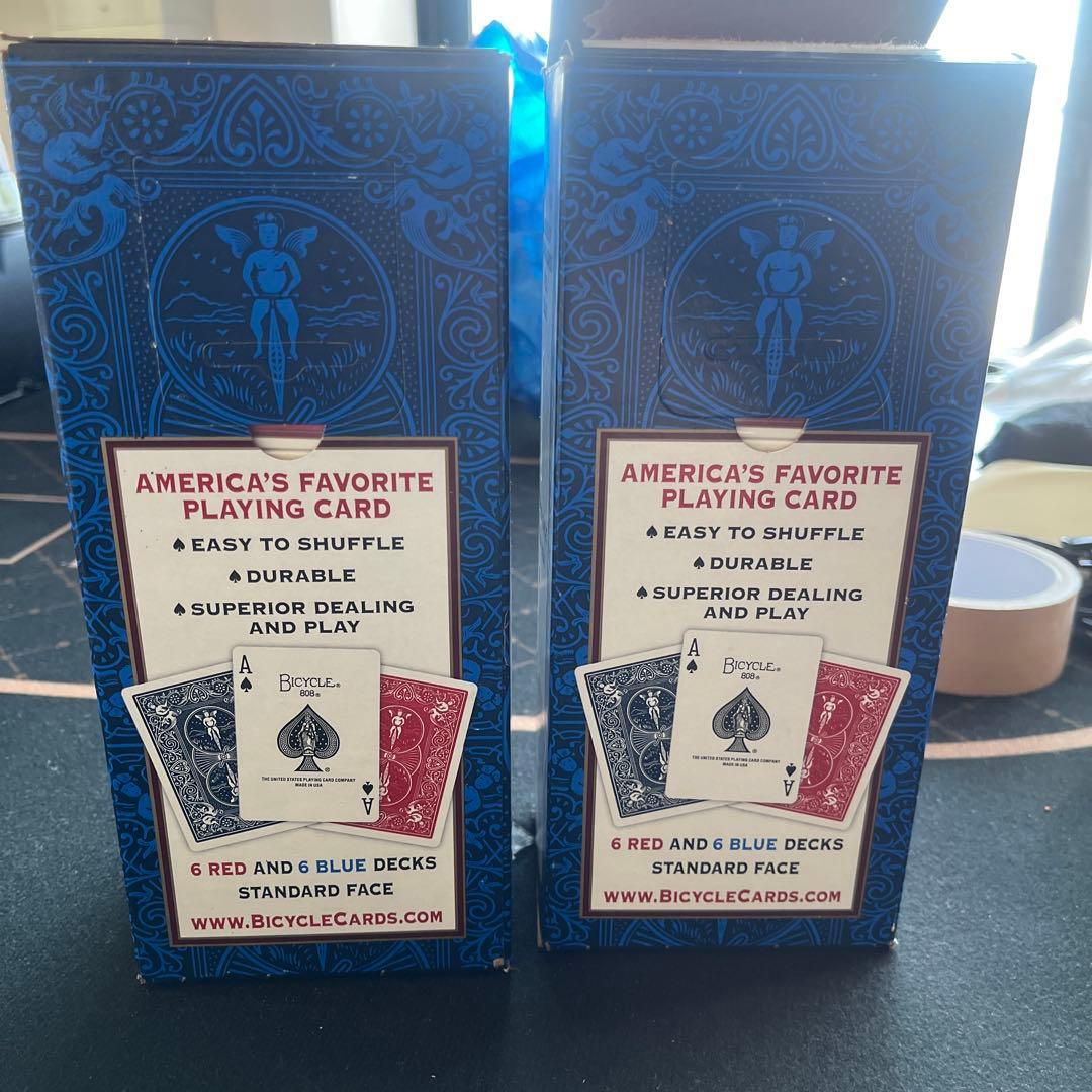 t*o様 Bicycle トランプ 12デッキ 6赤6青