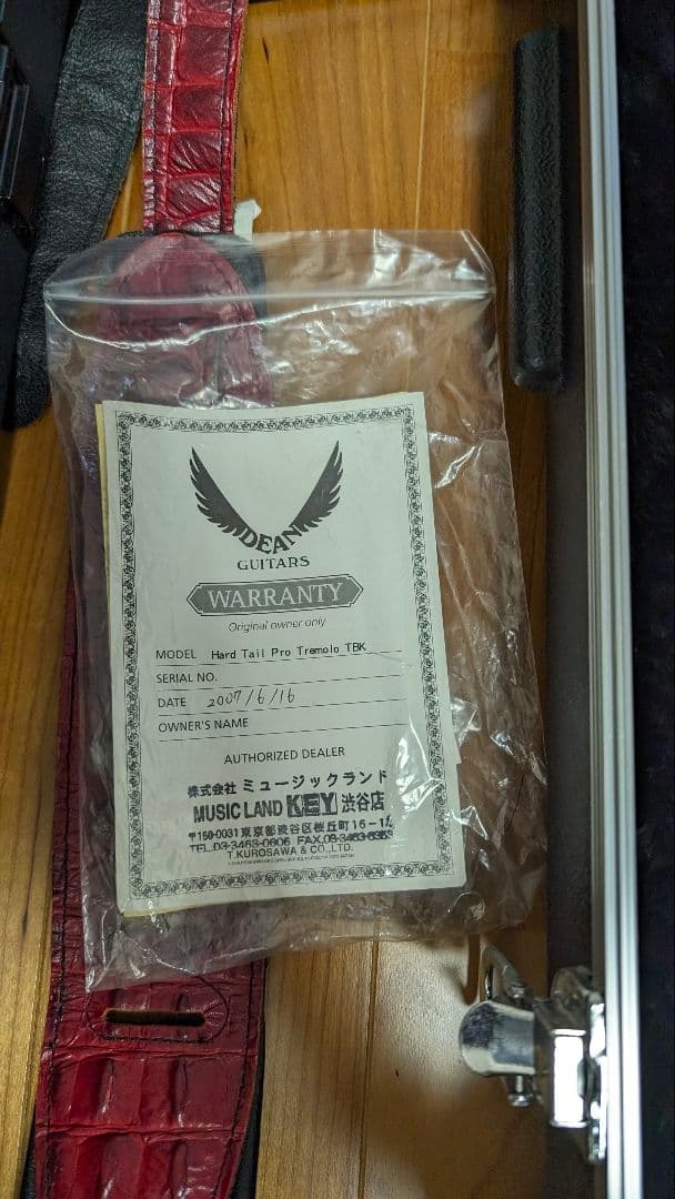 Dean hardtail Pro Tremolo TPK フジゲン