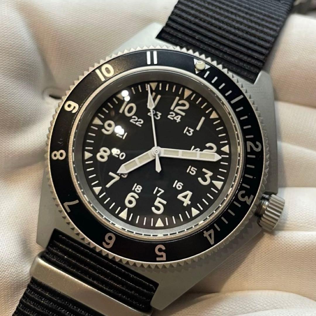 新品 ミリタリーウォッチ TYPE2 米軍 パイロット セイコームーブ