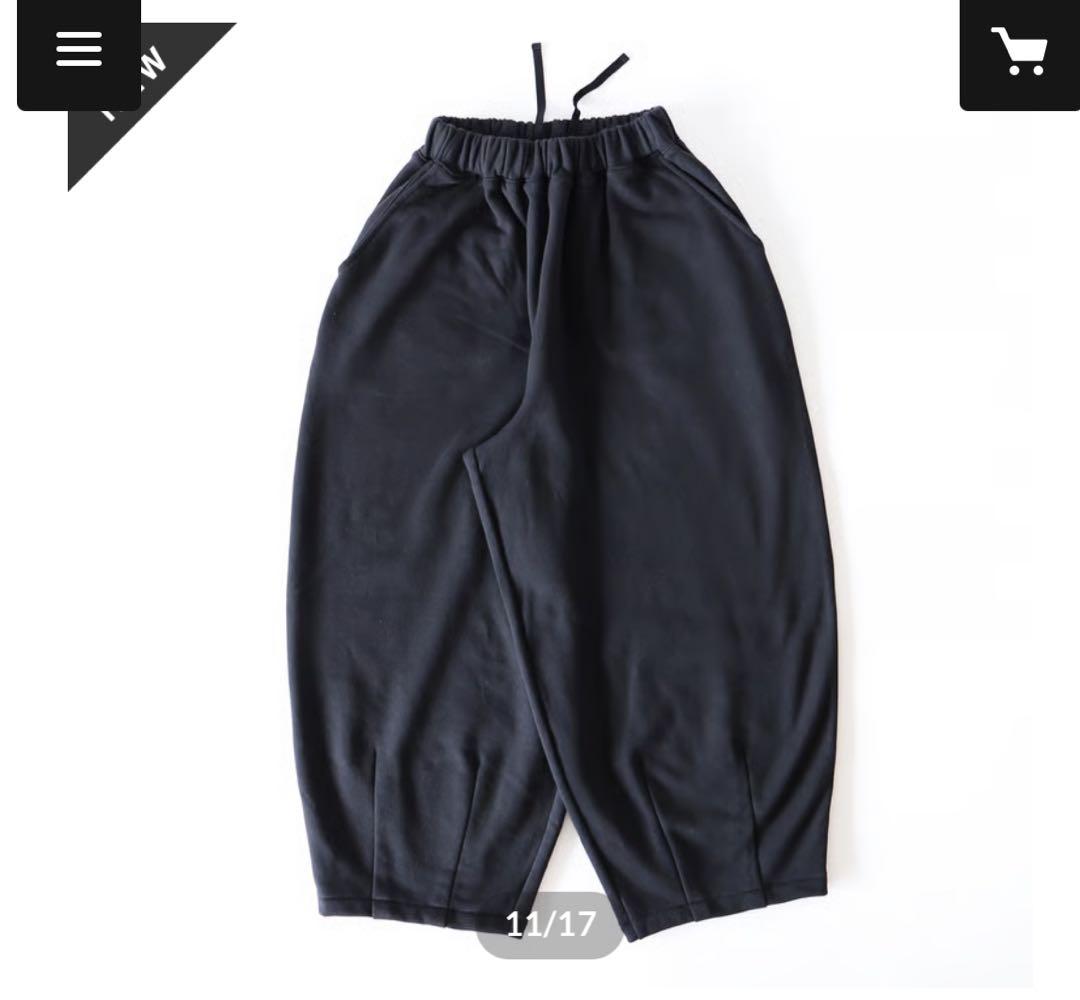 HARVESTY サーカスパンツ　黒　サイズ1