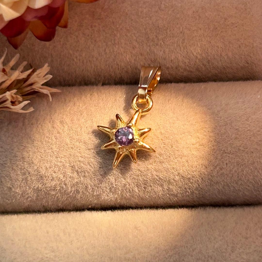 ベキリーブルーガーネットのペンダントトップ