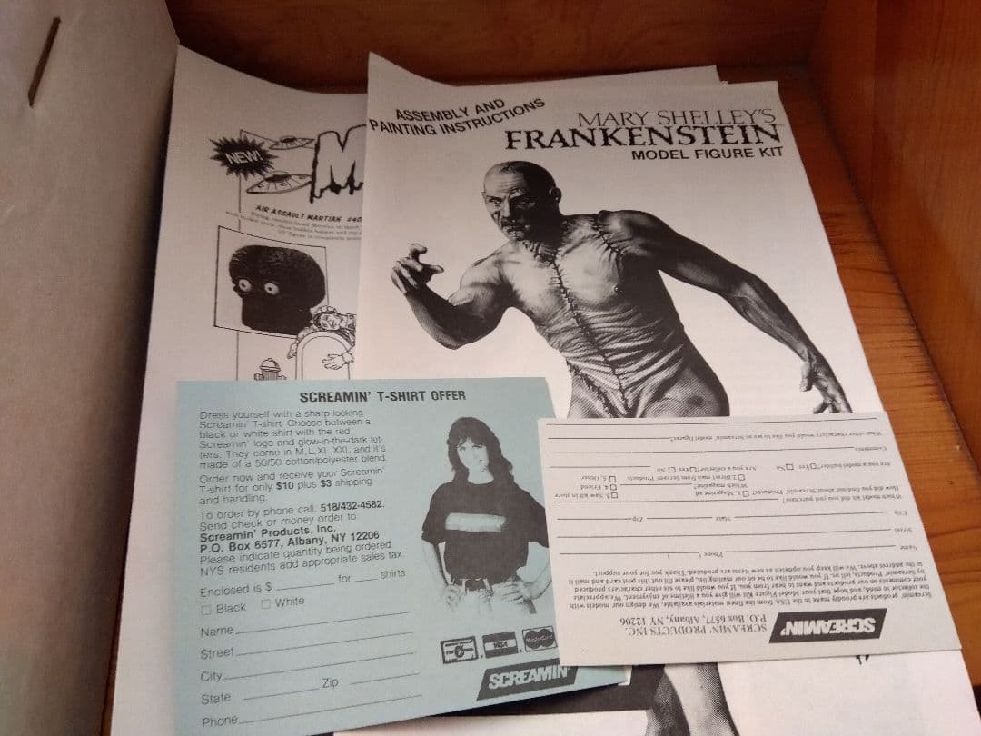 ●スクリーミン フランケンシュタイン 1/4 ソフビキット ガレージキット