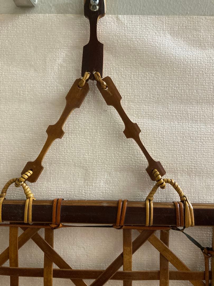 竹工芸　短冊かけ　竹　八木澤正