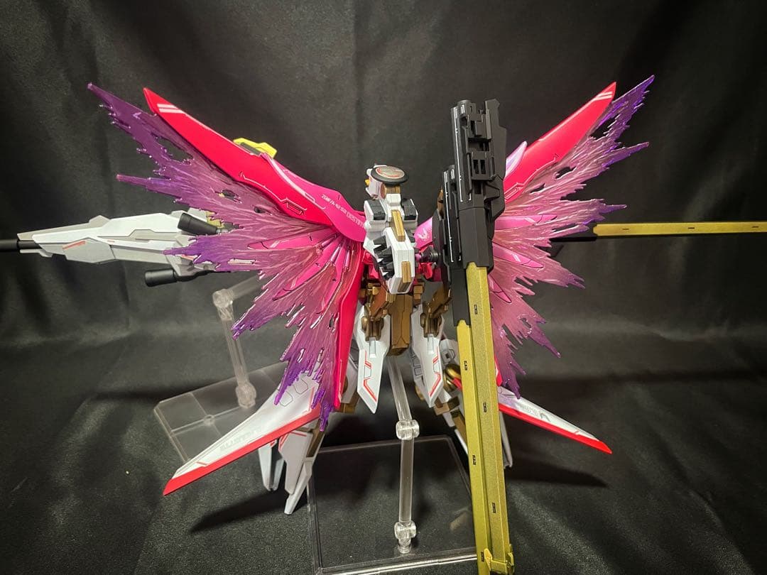 N*T様 ガンプラ完成品HG デスティニーガンダムspecⅡ & ゼウスシルエッ