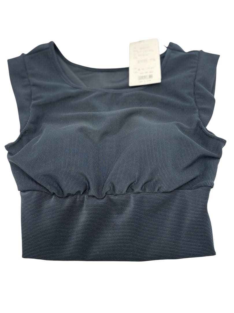 新品タグ付き　ALBOVE ノースリーブブラ　ネイビー　Mサイズ