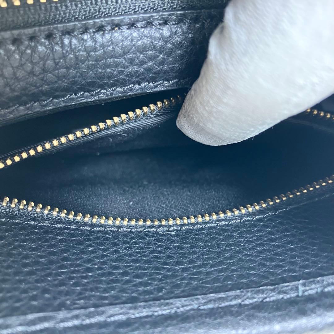 【新品同様】 MARC JACOBS ハンド 2way レザーブラック