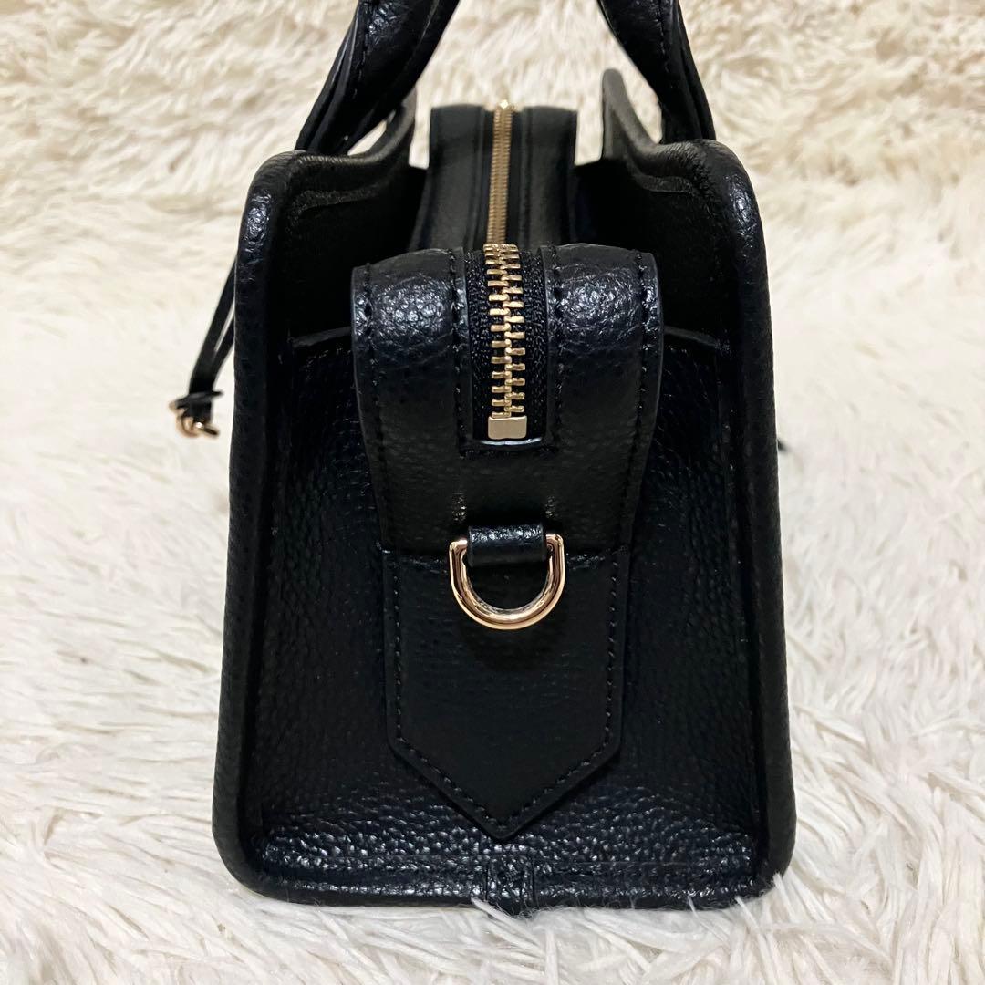 【新品同様】 MARC JACOBS ハンド 2way レザーブラック
