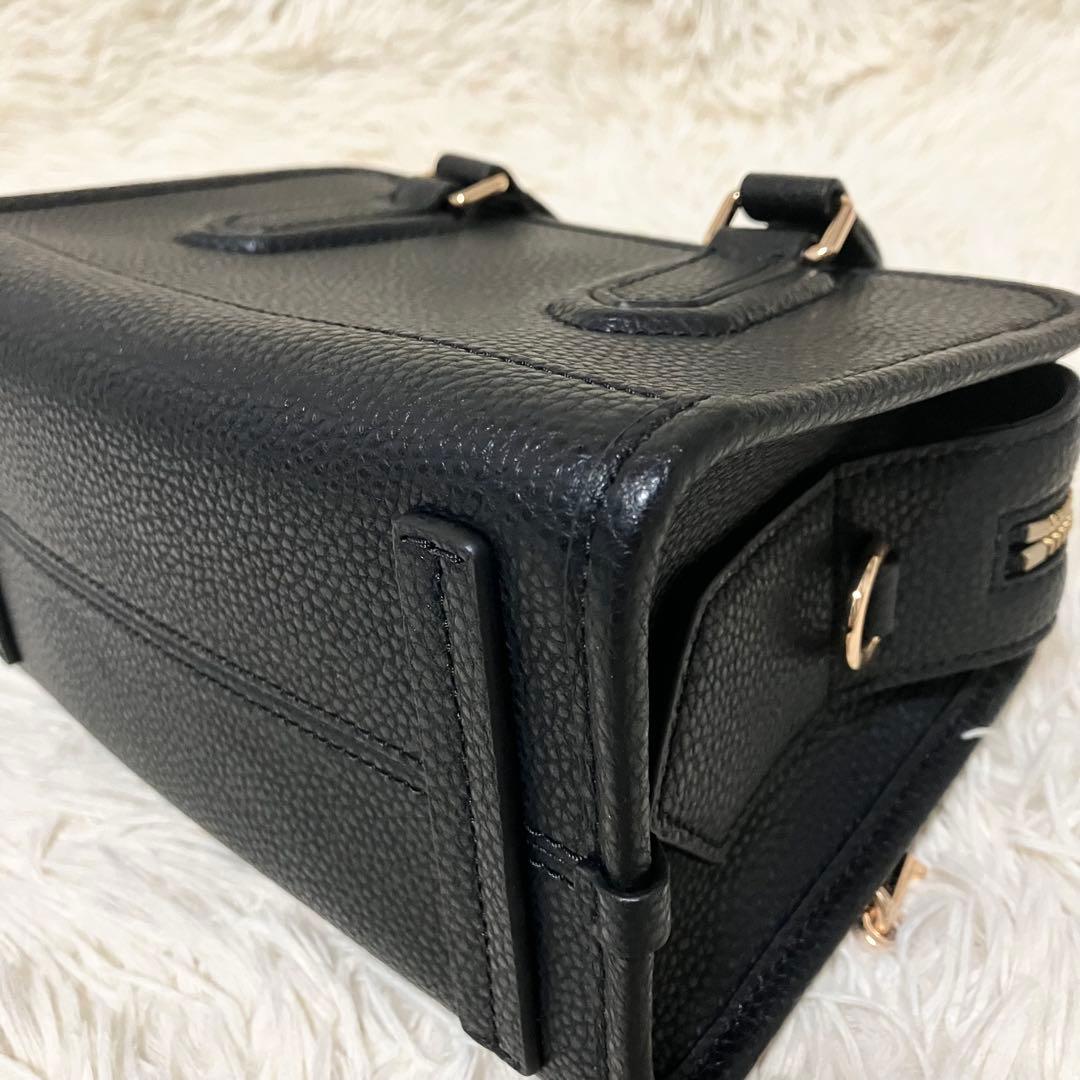 【新品同様】 MARC JACOBS ハンド 2way レザーブラック