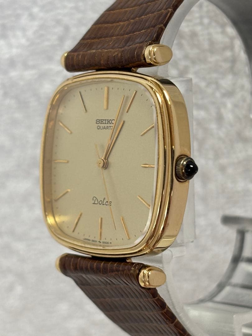 【美品】セイコー ドルチェ クォーツ【5931-5400】【稼働品】メンズモデル