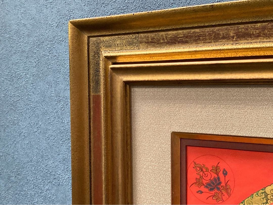 チベット マンダラ 額縁 インテリア アート