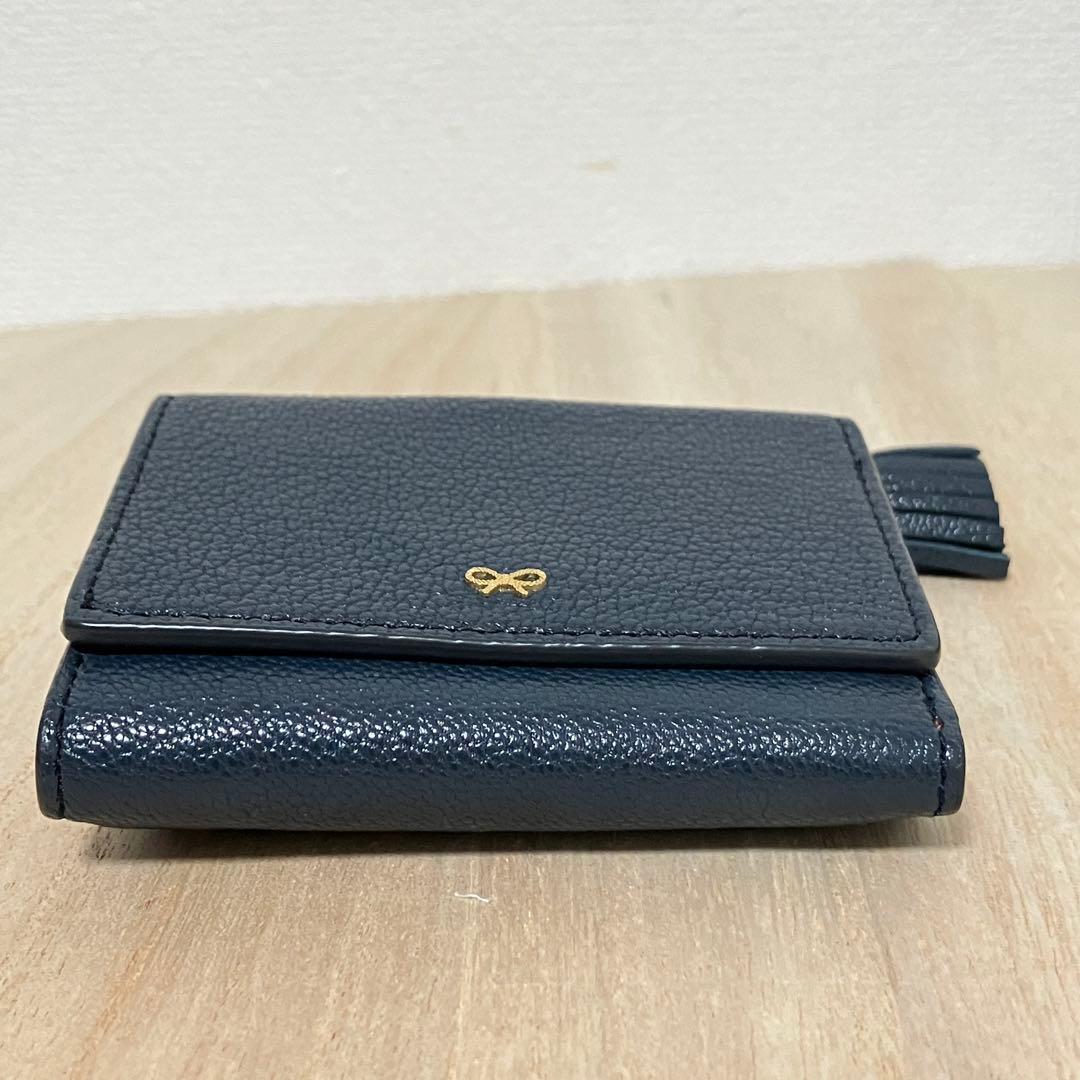 定価5.3万✨訳あり✨極美品✨アニヤハインドマーチ✨ミニ財布✨eyes✨紺