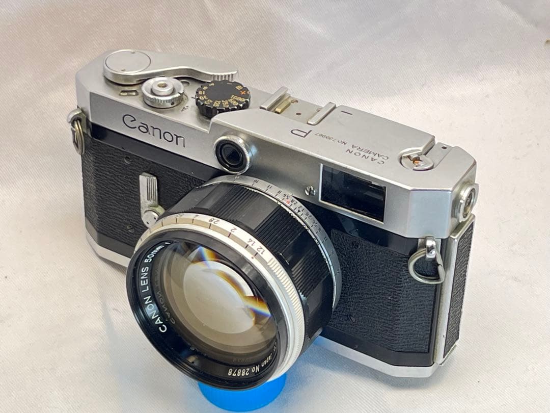 Canon P レンジファインダーカメラ 50mm 1:1.2 大口径レンズ付