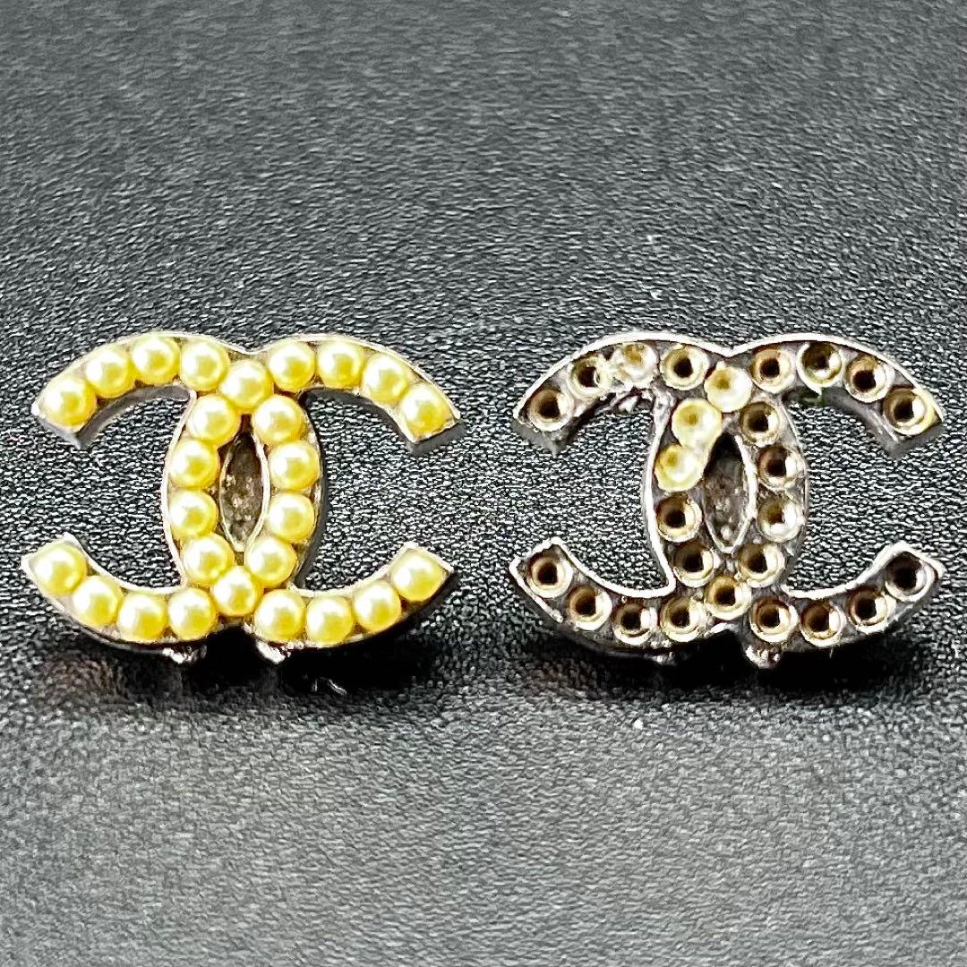 ヴィンテージ CHANEL ココマーク パール イヤリング フランス製