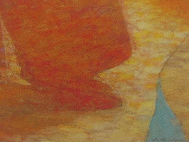 熊谷有展、家族　II、希少な額装用画集より、新品高級額装付、状態良好