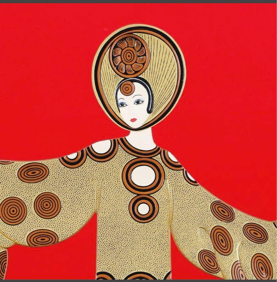 エルテ Erte「Willow Tree」シルクスクリーン 10号大 サイン