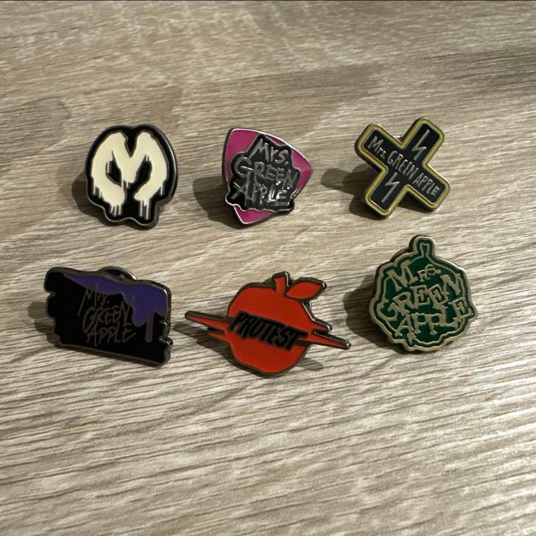 Mrs. GREEN APPLE Tシャツとピンバッジセット