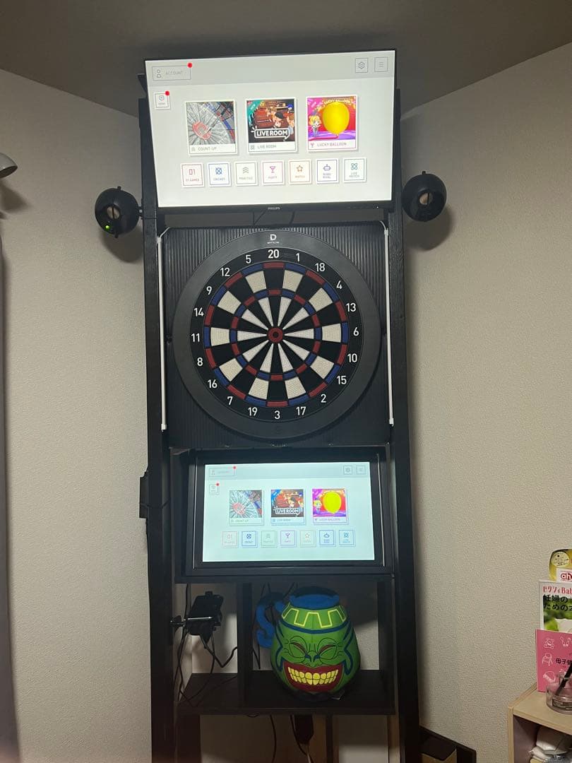 完全自作　ダーツボード台　こち