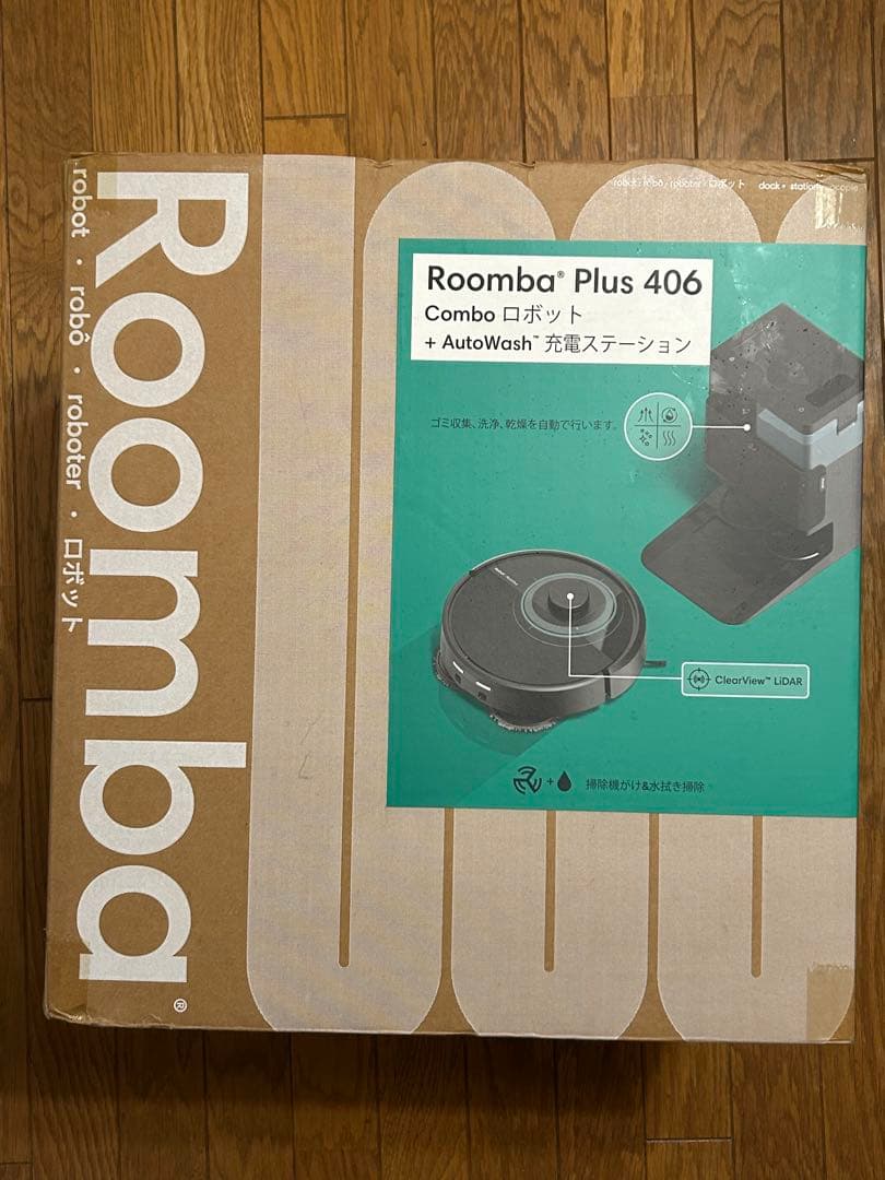 ルンバRoomba Plus 406 Comboロボット+ AutoWash