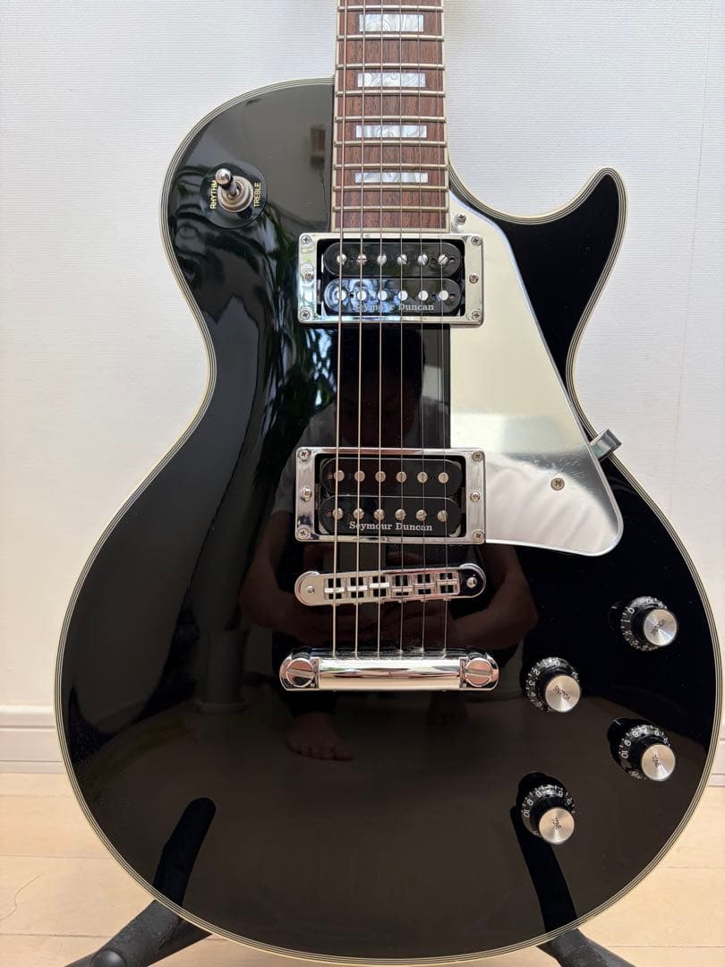 お正月限定値下げ！！　新品セイモアダンカン搭載　Burnyレスポールカスタム