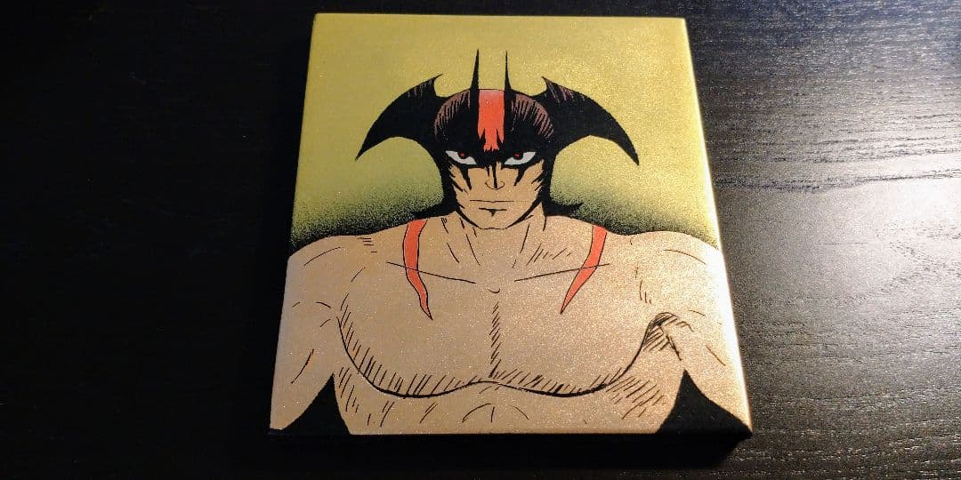 『デビルマン』輪島漆塗額 永井豪記念館