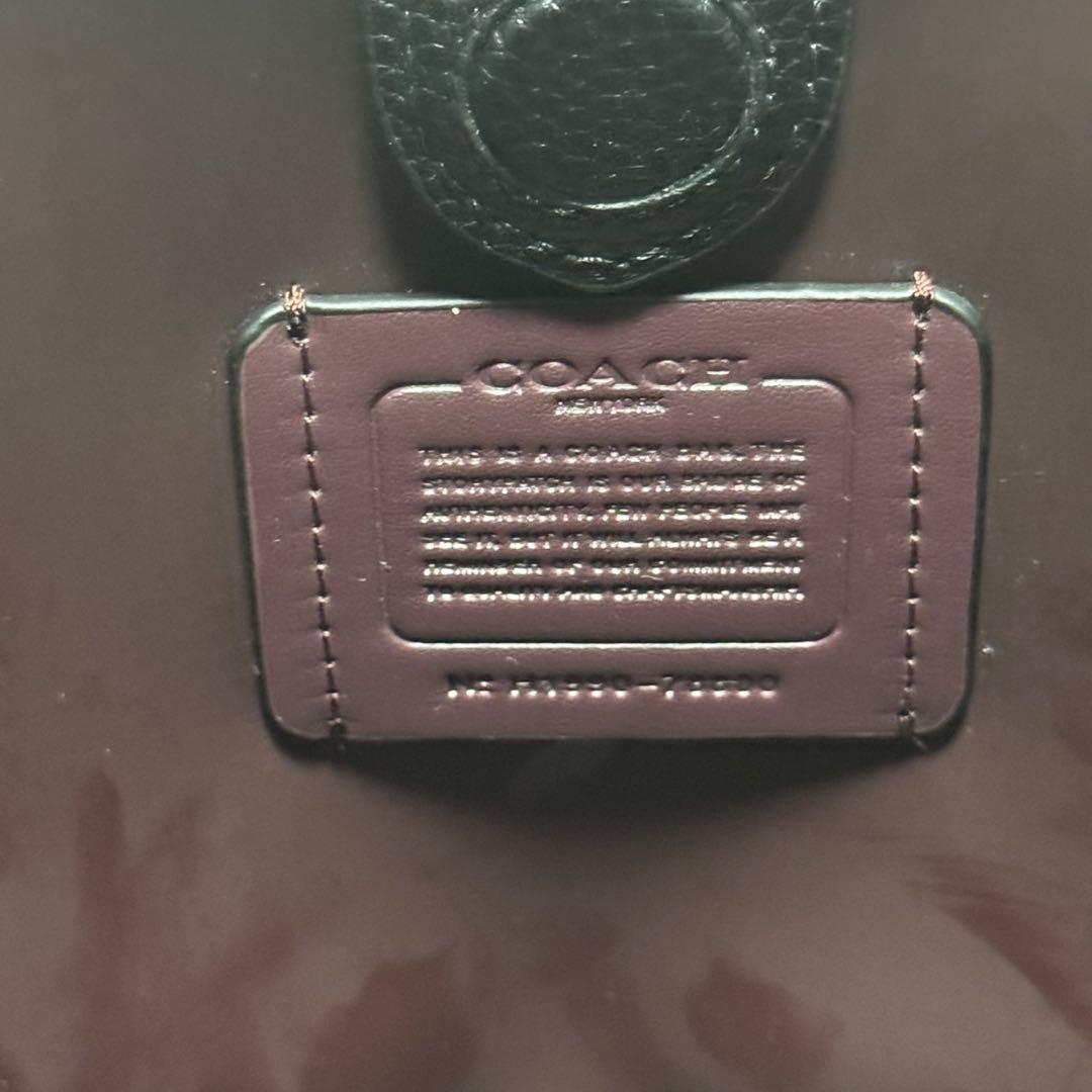 未使用級✨️コーチ 2way ショルダーバッグ ハドリー ホーボー21 レザー 黒