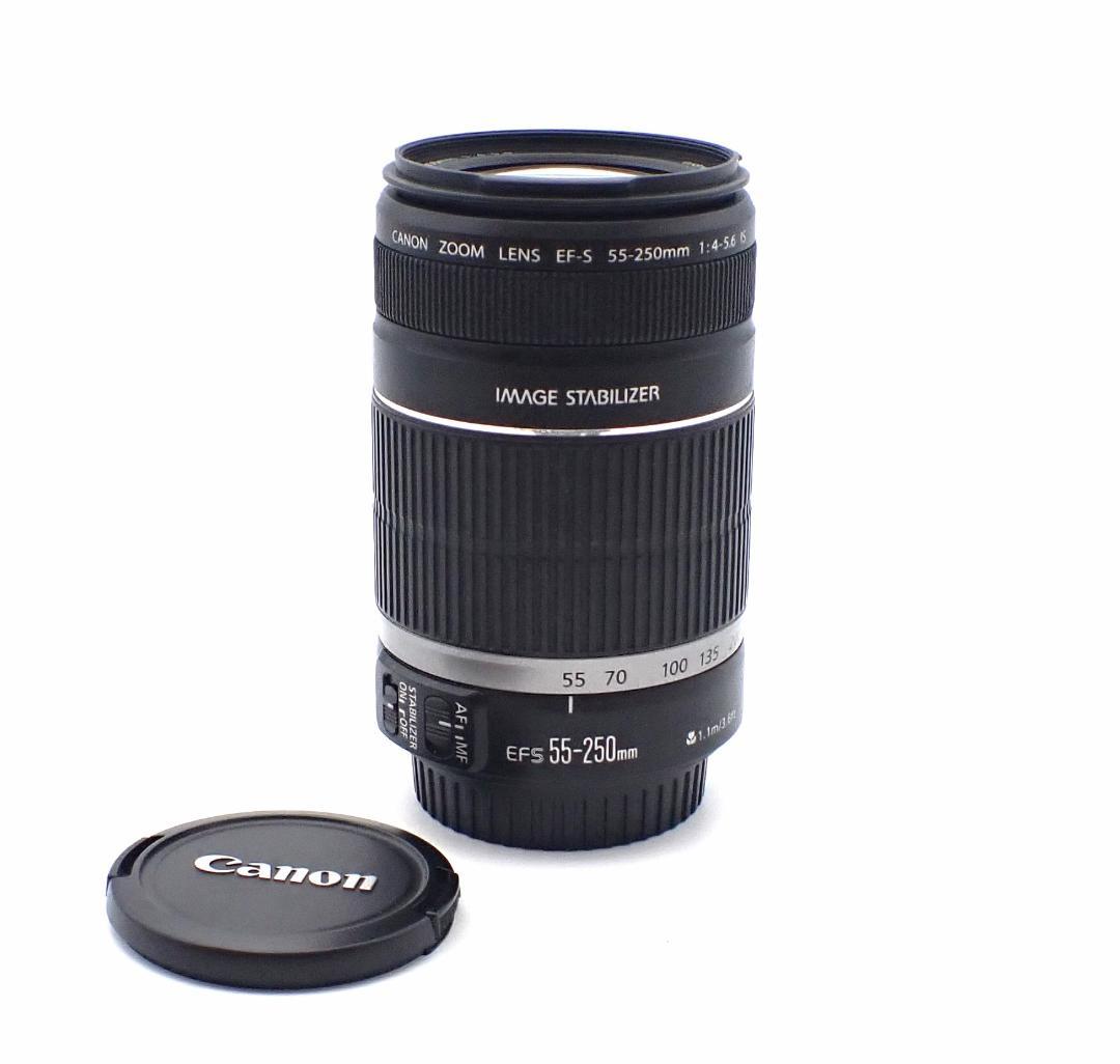 CANON EFS55-250mm F4-5.6 IS EOSシリーズ用 美品!