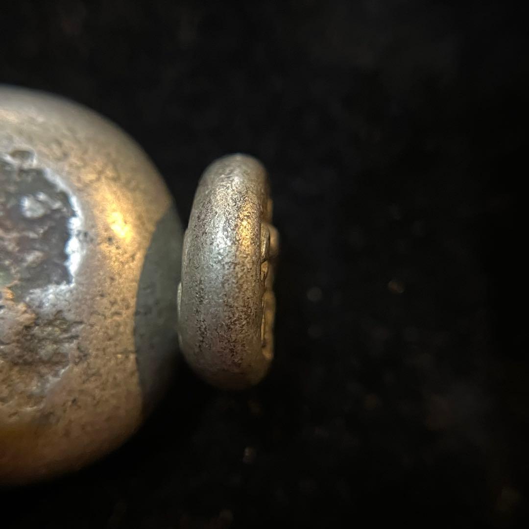 安政豆板銀　両面大黒