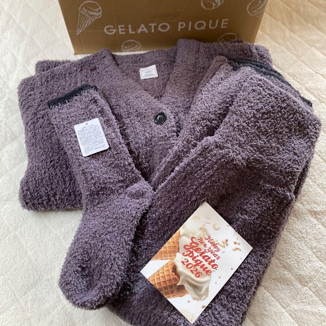 【新品未使用】ジェラートピケ 福袋B 2026 ３点セット もこもこ グレー